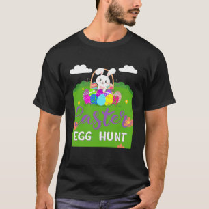 Funny Happy Easter Egg Hunt Niedlich Bunny Ears Si T-Shirt