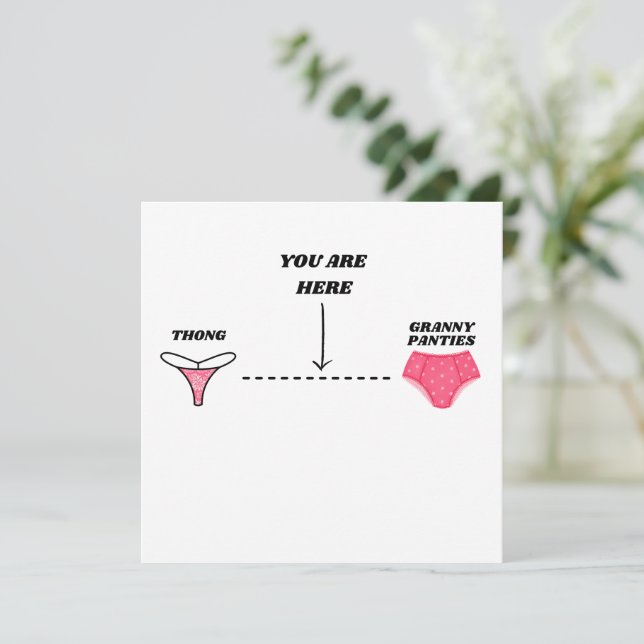 Funny Happy Geburtstag für ihren schönen Frauentag Einladung (Stehend Vorderseite)