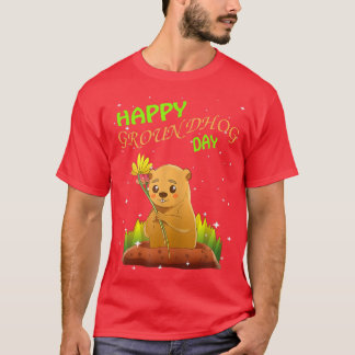 Funny Happy Groundhog Day 2. Februar 2022 Holid T-Shirt