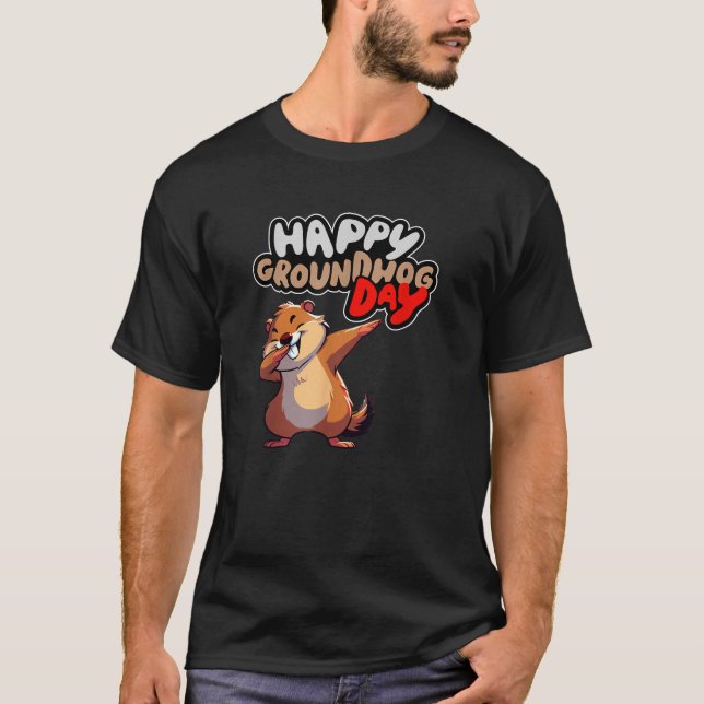 Funny Happy Groundhog Day February 2nd Phil s Holi T-Shirt (Vorderseite)