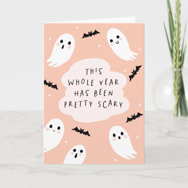 Funny Happy Halloween Card 2025 Karte (Vorderseite)