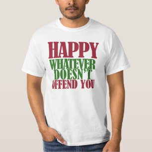 Funny Happy Holidays Frohe Weihnachtsparodie T-Shirt