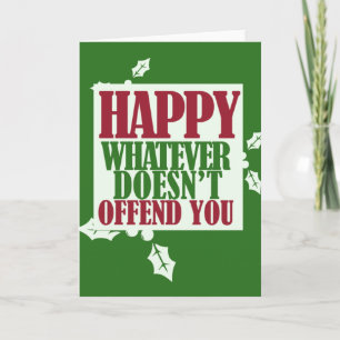 Funny Happy Holidays VS Frohe Weihnachten Spaß