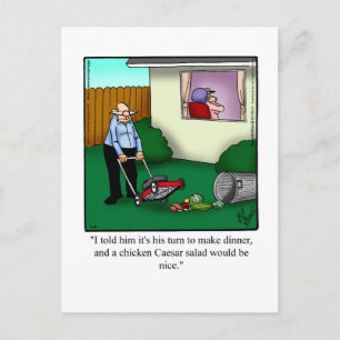 Funny Happy Jubiläum Spaß Postcard Postkarte