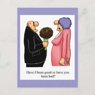 Funny Happy Jubiläum Spaß Postcard Postkarte