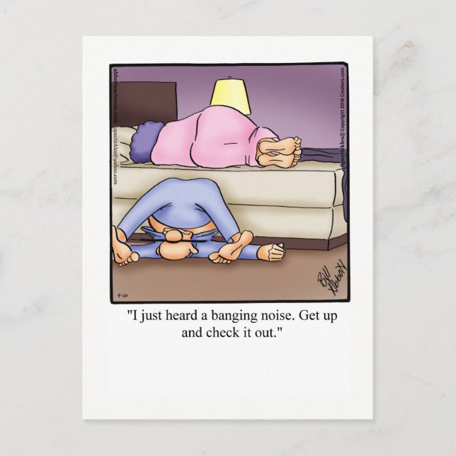 Funny Happy Jubiläum Spaß Postcard Postkarte (Vorderseite)