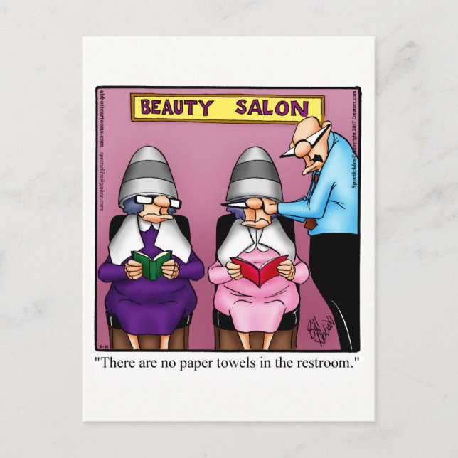 Funny Happy Jubiläum Spaß Postcard Postkarte (Vorderseite)