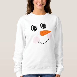 Funny Happy lächeln /Snowman Face T - Shirt