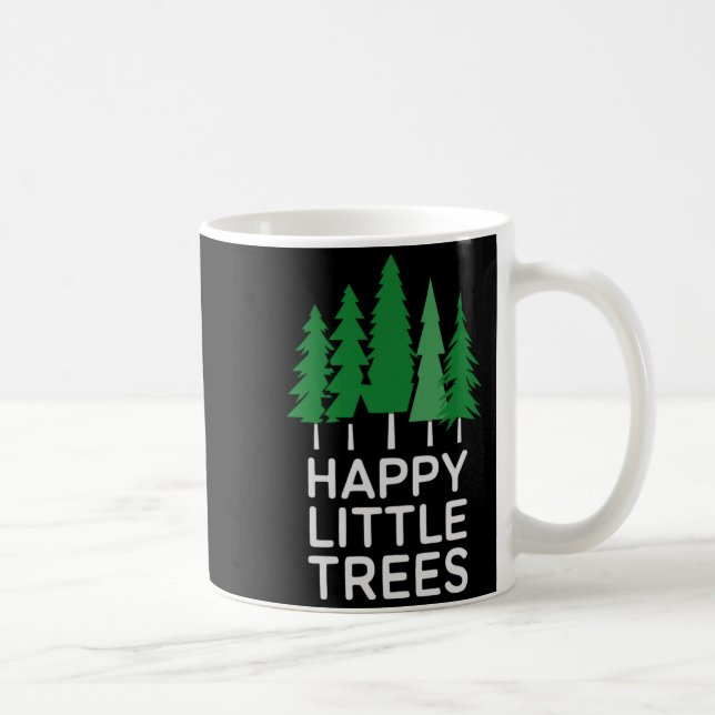 Funny Happy Little Trees Camng  Kaffeetasse (Rechts)