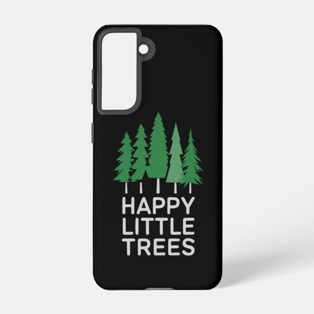 Funny Happy Little Trees Gifts Camping Samsung Galaxy Hülle (Rückseite)