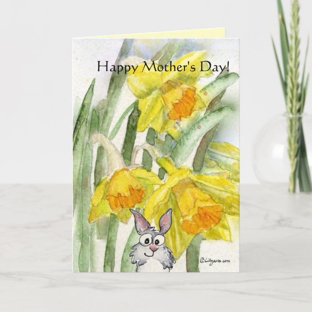 Funny Happy Mother's Day Card Karte (Vorderseite)