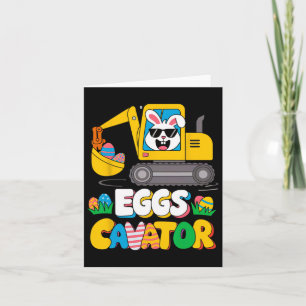 Funny Happy Oaster Eggs Cavator Ausgrabungen B Karte