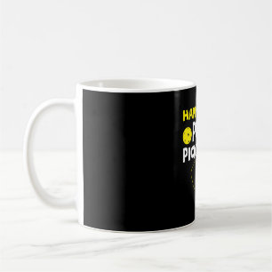Funny Happy People Play Pickleball Kaffeetasse