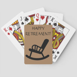 Funny Happy Retirement Personalisierte Geschenke Spielkarten