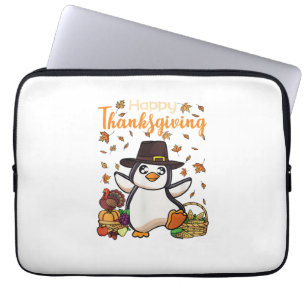 Funny Happy Thanksgiving Penguin Türkei Boys Girls Laptopschutzhülle