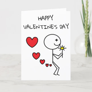 Funny Happy Valentine's Day Card Feiertagskarte