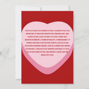 Funny Happy Valentine's Day Holiday Card Feiertagskarte