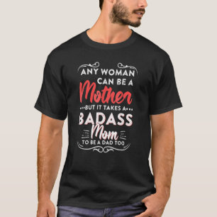 Funny Happy Vatertag zum besten Single Mama T-Shirt