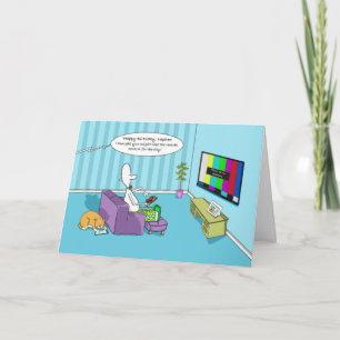 Funny Happy zum Geburtstag Nephew mit abgelegener  Karte