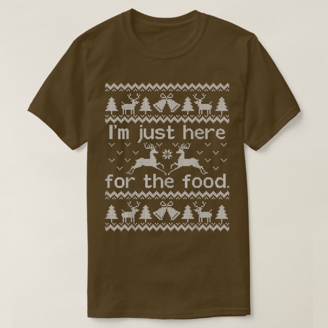 Funny hässlich Weihnachts-Pullover hier für das Es T-Shirt (Design vorne)
