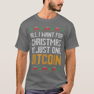 Funny hässlich Weihnachtspulli Krypto alles, was i T-Shirt