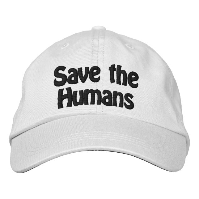 Funny Hat Bestickte Baseballkappe (Vorderseite)