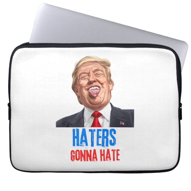 Funny Haters wird Zitate aus lustigen Sprichwort-T Laptopschutzhülle (Vorderseite)