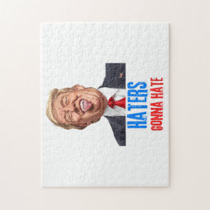 Funny Haters wird Zitate aus lustigen Sprichwort-T Puzzle