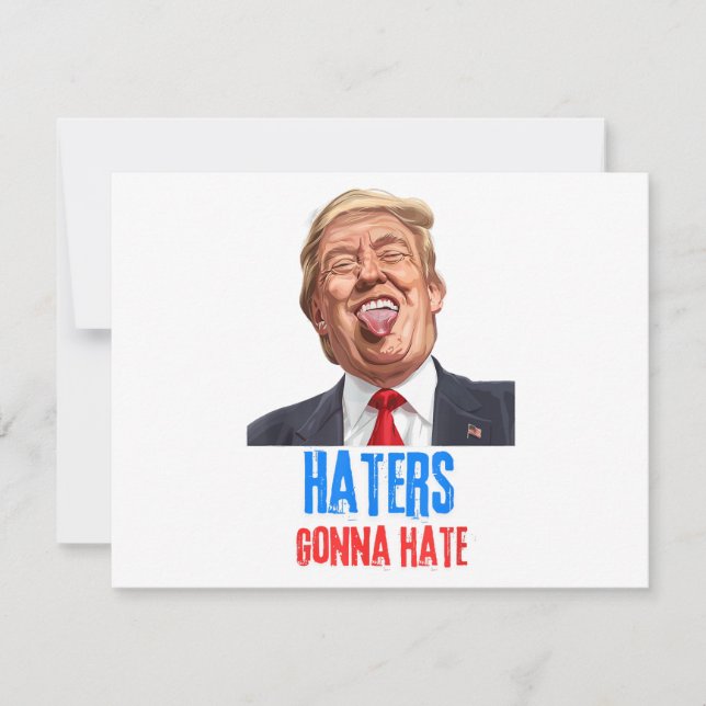 Funny Haters wird Zitate aus lustigen Sprichwort-T Save The Date (Vorderseite)