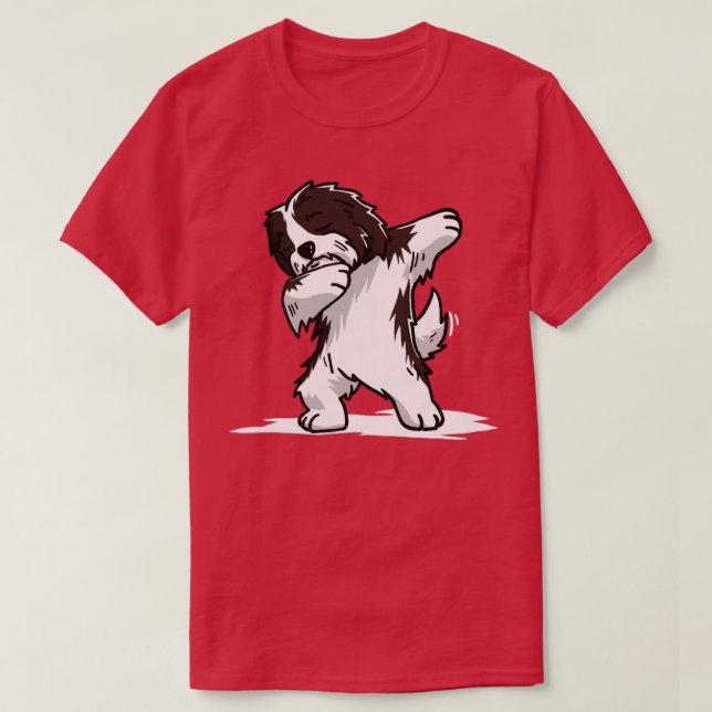 Funny Havanese Dabbing Dog Dab Dance 1 T-Shirt (Design vorne)