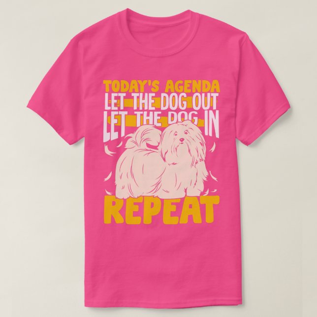 Funny Havanese Dog Animal Lover Gift T-Shirt (Design vorne)