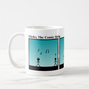 Funny Headphones Stickman Tasse - 015