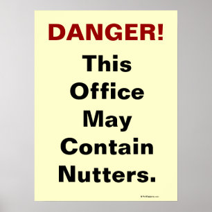 Funny Health and Safety Slogan Poster