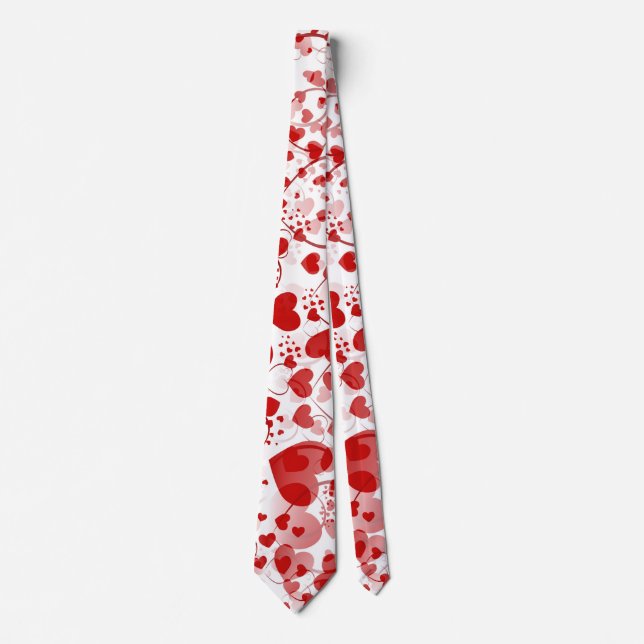 Funny Heart Pattern VII + Ihre Ideen Krawatte (Vorderseite)
