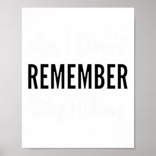 Funny Heimerheimer Dementia Poster