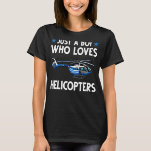 Funny Helicopter Gift Boys Kleinkind Kinder Pilot T-Shirt