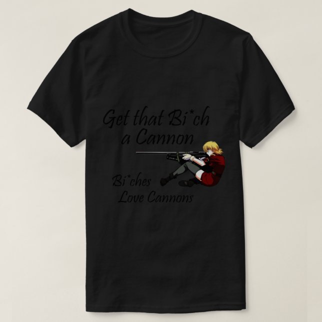 Funny Hellsing Quote .png T-Shirt (Design vorne)