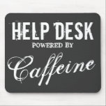 Funny Help Desk Mauspad | BÜRO HUMOR<br><div class="desc">Hilfe Schreibtischunterstützung mit Coffein-Maus-Pad Funny Geschenk Idee für Kaffeeliebhaber und Koffein-Süchtigen bei der Arbeit. Coffeeholischer Spaß für Helfer und Büroangestellte. Personalisierbarer Job Beruf Witz und Farben. Vintages,  bedrücktes Aussehen.</div>