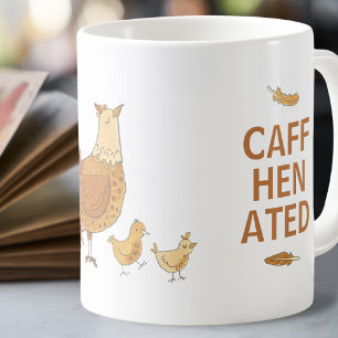 Funny Hen Pun Chicken Coffee Tasse