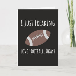 Funny Herbst Fußball Karten für Liebhaber Spieler