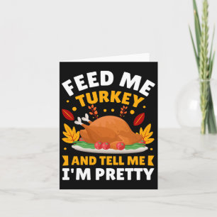 Funny Herbst Türkei Erntedank Zitate für F Karte