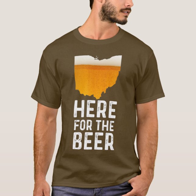 Funny here for bier Ohio Craft Beer T-Shirt (Vorderseite)
