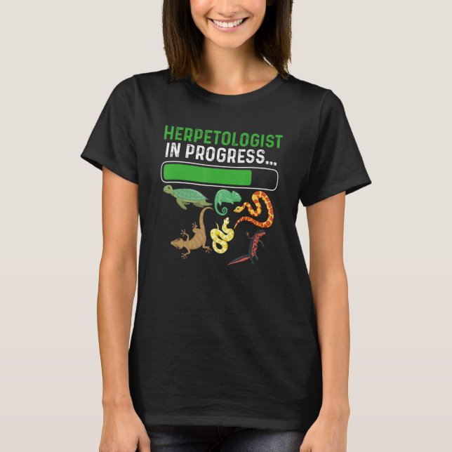Funny Herpetology Quote For Snake Lover Cool Herpe T-Shirt (Vorderseite)