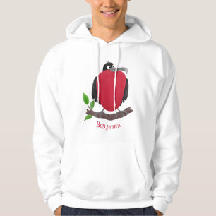 Funny herrlicher Fregatte Vogel Cartoon Hoodie