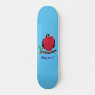 Funny herrlicher Fregatte Vogel Cartoon Skateboard