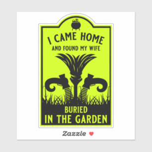 Funny Hexe Ehefrau Aufkleber