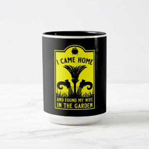Funny Hexe Ehefrau Zweifarbige Tasse