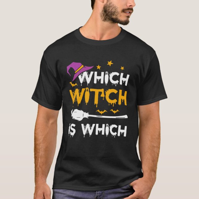Funny Hexe Englischlehrer Halloween T-Shirt (Vorderseite)