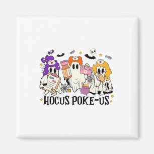 Funny Hexen Nurse Spooky Nurse Costume Halloween Magnet