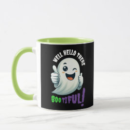 Funny Hey, Boo-tiful! Niedlich Winking Ghost Tasse
